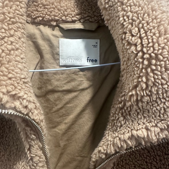 Wilfred teddy bomber jacket - like new. - Picture 4 of 6